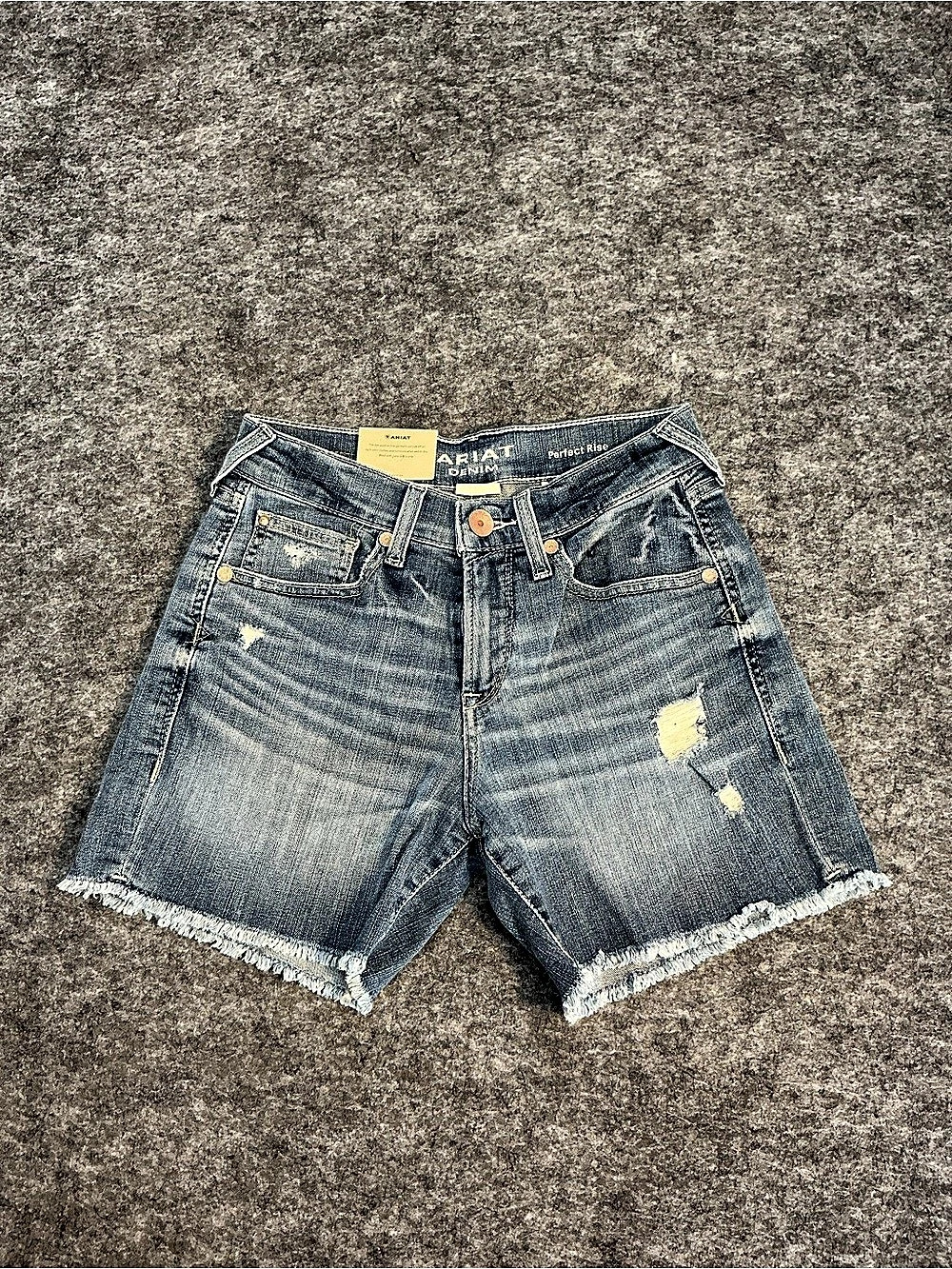 Ariat Women's Perfect Rise Jean Shorts Size 25
